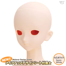 Load image into Gallery viewer, DDH-07 Opened Eyeholes / Semi-White