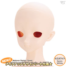 Load image into Gallery viewer, DDH-09 Opened Eyeholes / Semi-White