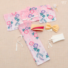 Load image into Gallery viewer, Morning Glory Yukata Set / (Pink)