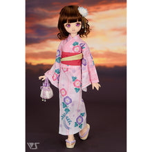 Load image into Gallery viewer, Morning Glory Yukata Set / Mini (Pink)