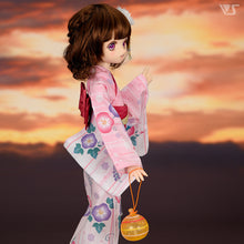 Load image into Gallery viewer, Morning Glory Yukata Set / Mini (Pink)