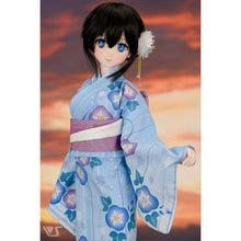 Load image into Gallery viewer, Morning Glory Yukata Set / (Pale Blue)
