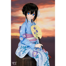 Load image into Gallery viewer, Morning Glory Yukata Set / (Pale Blue)