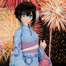 Load image into Gallery viewer, Morning Glory Yukata Set / (Pale Blue)