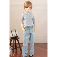 Load image into Gallery viewer, Ribbed High Neck Knit (Gray)