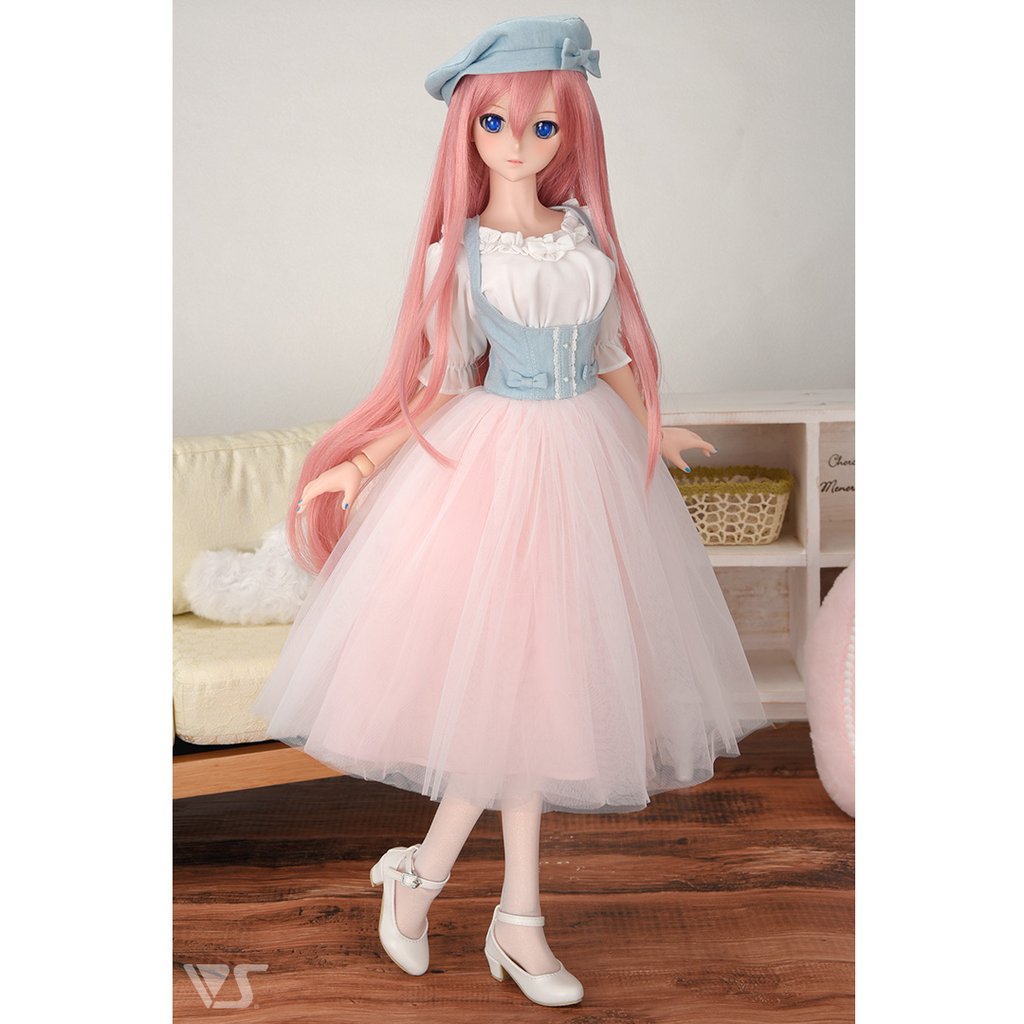 Denim And Tulle Girly Dress – Sakura Dreams: Dollfie Dream® Friend Shop