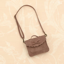 Load image into Gallery viewer, Scallop Trim Ribbon Flap Bag