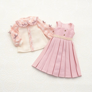 Bear Ears Coord Set / Mini (Strawberry Milk)
