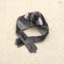 Load image into Gallery viewer, Cat Ear Hooded Scarf (Gray)