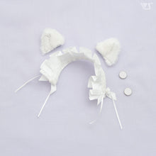 Load image into Gallery viewer, Cat Ears &amp; Headdress Set (White)