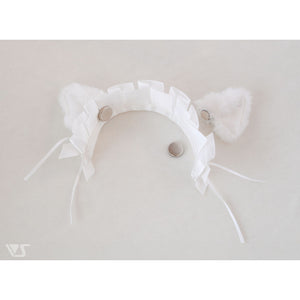 Cat Ears & Headdress Set (White)