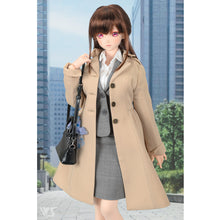 Load image into Gallery viewer, Elegant Gathered Trench Coat