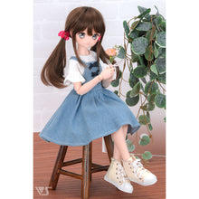 Load image into Gallery viewer, Girly Denim Overalls Set / Mini