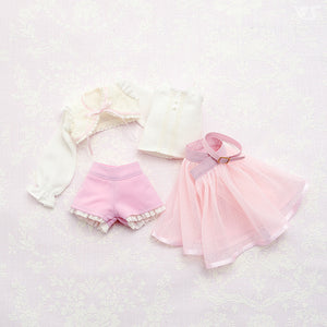 Girly Wrap Skirt Coord Set / Mini