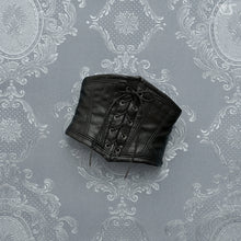 Load image into Gallery viewer, Gothic leather corset