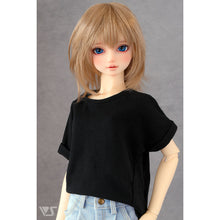 Load image into Gallery viewer, Long Back T-shirt (Black)