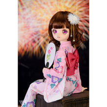 Load image into Gallery viewer, Morning Glory Yukata Set / Mini (Pink)