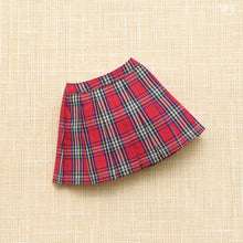 Load image into Gallery viewer, Plaid Skirt (Red / White)