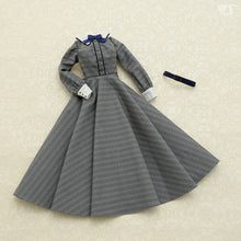 Load image into Gallery viewer, Plaid Dress Set (L Bust / DDdy) (Gray)