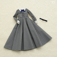 Load image into Gallery viewer, Plaid Dress Set (SS~M Bust) (Gray)