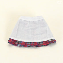 Load image into Gallery viewer, Plaid Skirt (Red / White)