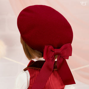 Ribbon Beret (Red)