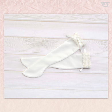 SDM Socks with Lace / Mini (White)