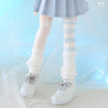 Load image into Gallery viewer, SDM Garter Socks / Mini (White / Lace)