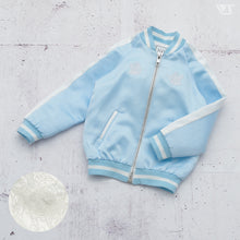 Load image into Gallery viewer, Sukajan Jacket (Pale Blue / Butterfly and Crane)