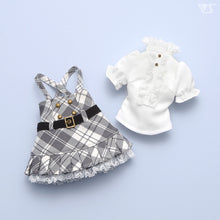 Load image into Gallery viewer, Suspender Mini Skirt Set / Chimikko &amp; Mini (Gray)