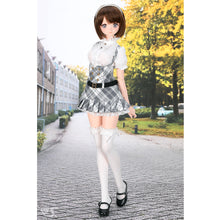 Load image into Gallery viewer, Suspender Mini Skirt Set (Gray)