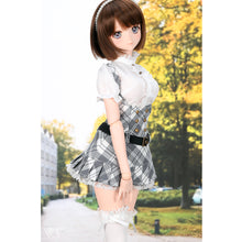 Load image into Gallery viewer, Suspender Mini Skirt Set (Gray)