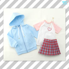 Load image into Gallery viewer, Candy Blue Hoodie Set