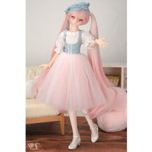 Load image into Gallery viewer, Denim And Tulle Pretty Dress