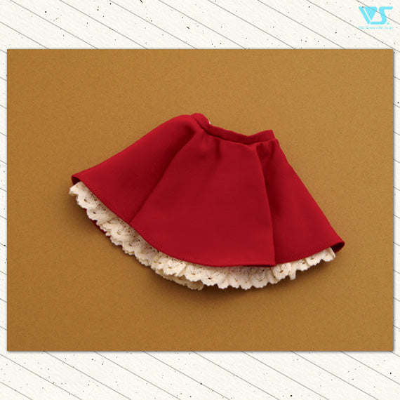 Flare skirt mini (red)