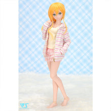 Load image into Gallery viewer, Fluffy Striped Hoodie Set