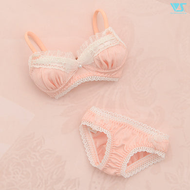 Lace Bra & Panties Set (Pink/SS-S Bust)