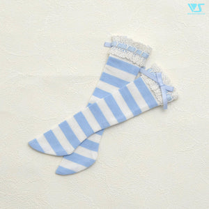 Laced Socks (Blue Stripes) Mini