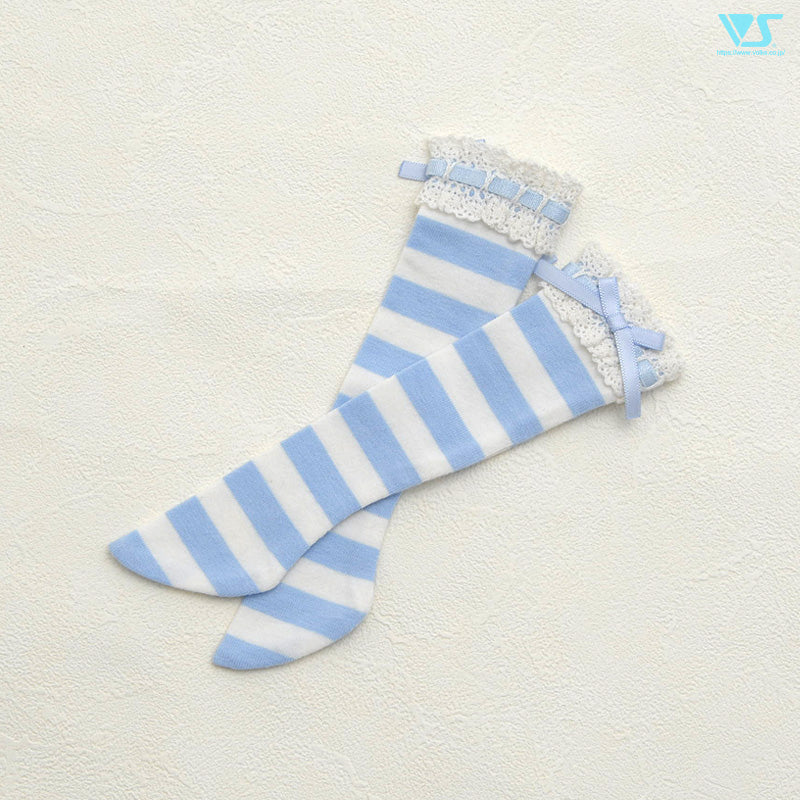 Laced Socks (Blue Stripes) Mini