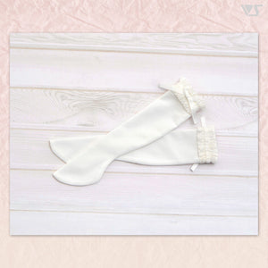 Laced Socks / Mini (White)