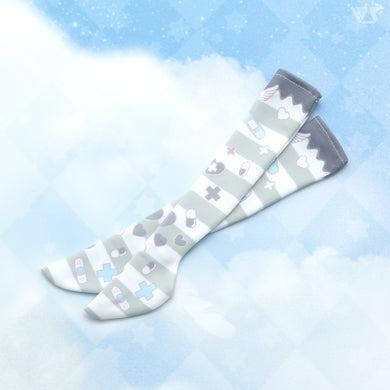 SD Melty Medicine Socks (Gray)