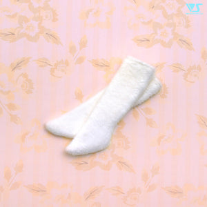 SDM fluffy socks (white) mini