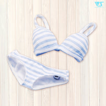Load image into Gallery viewer, Striped Underwear set DDdy (blue)