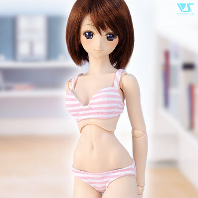 Striped Underwear Set M (Pink)