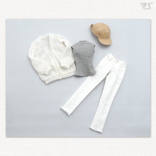Load image into Gallery viewer, White Denim Pants Set